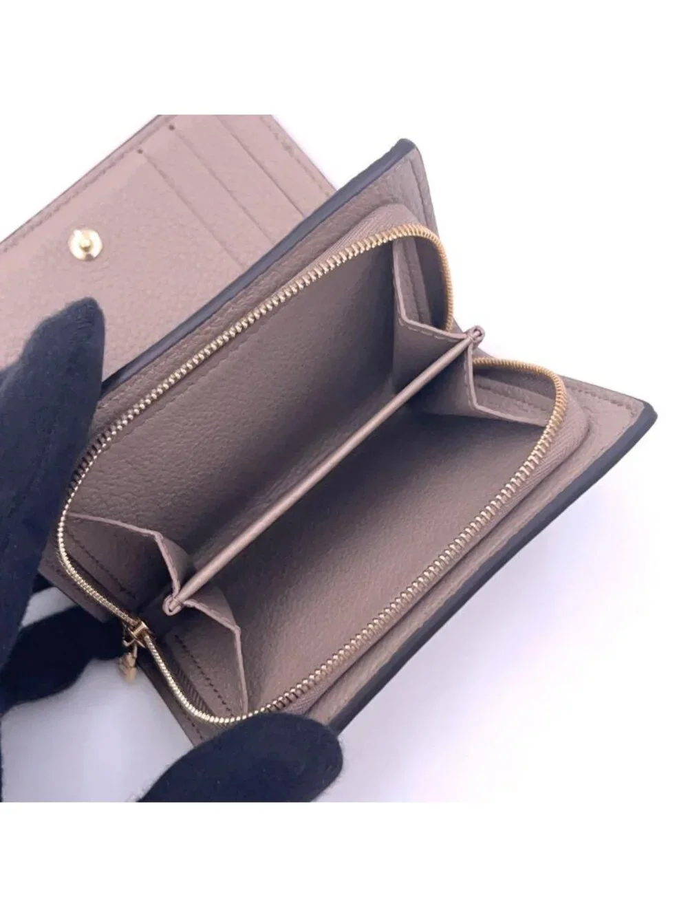 Louis Vuitton Monogram Empreinte Bicolor Clair Bifold Wallet